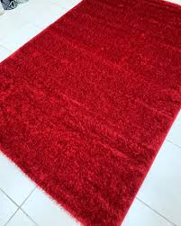 10X10FT RED RUG