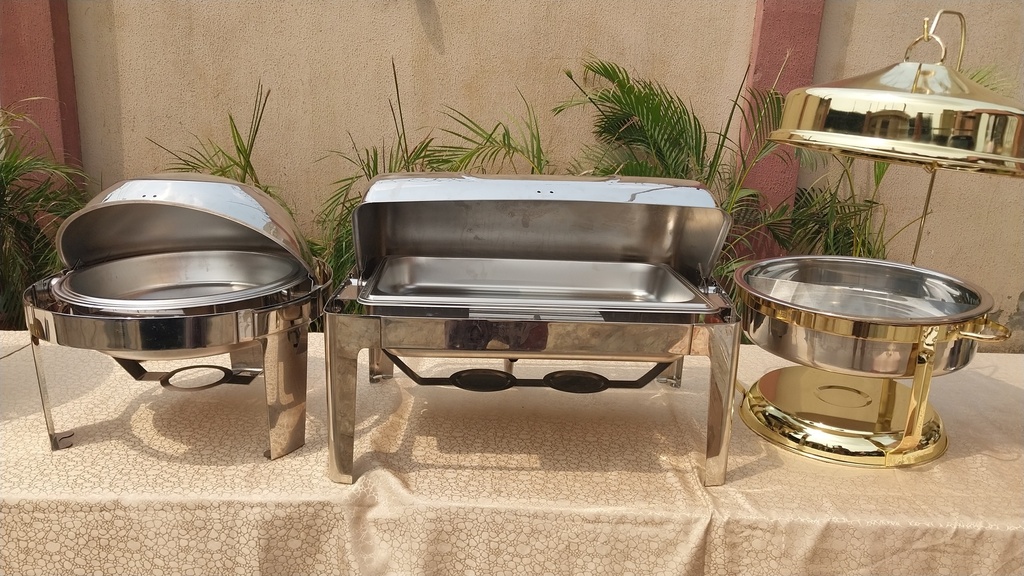 CHAFFING DISHES RECTANGLE (SILVER)